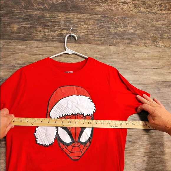 Marvel Red Spider-Man Holiday Tee - Picture 3 of 5